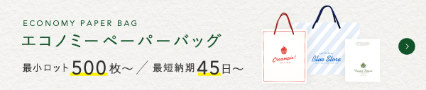 低コストのオリジナル紙袋｜エコノミーバッグ