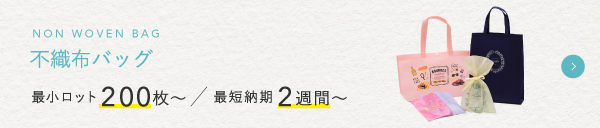 丈夫でリユースしやすい｜不織布バッグ