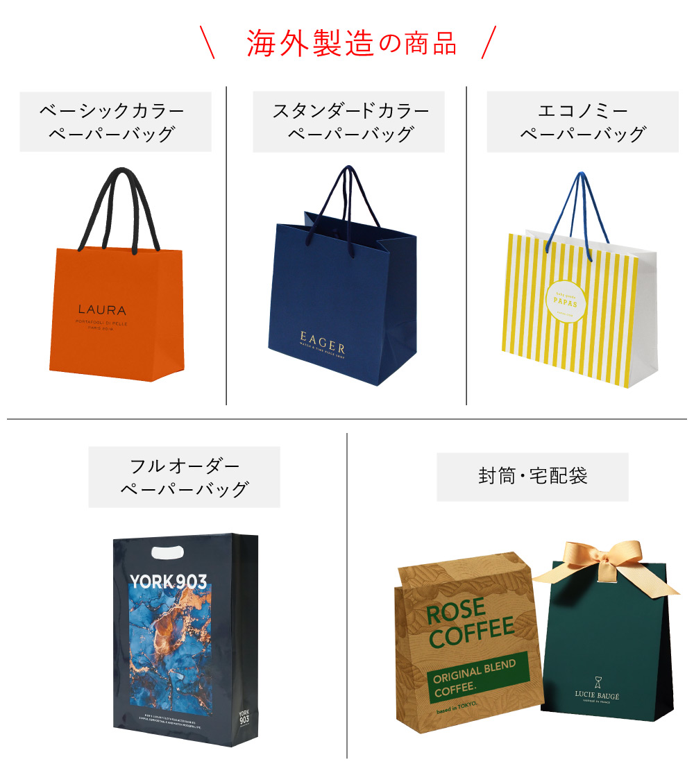 海外製造の商品