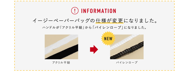 ハンドルが変更になります。