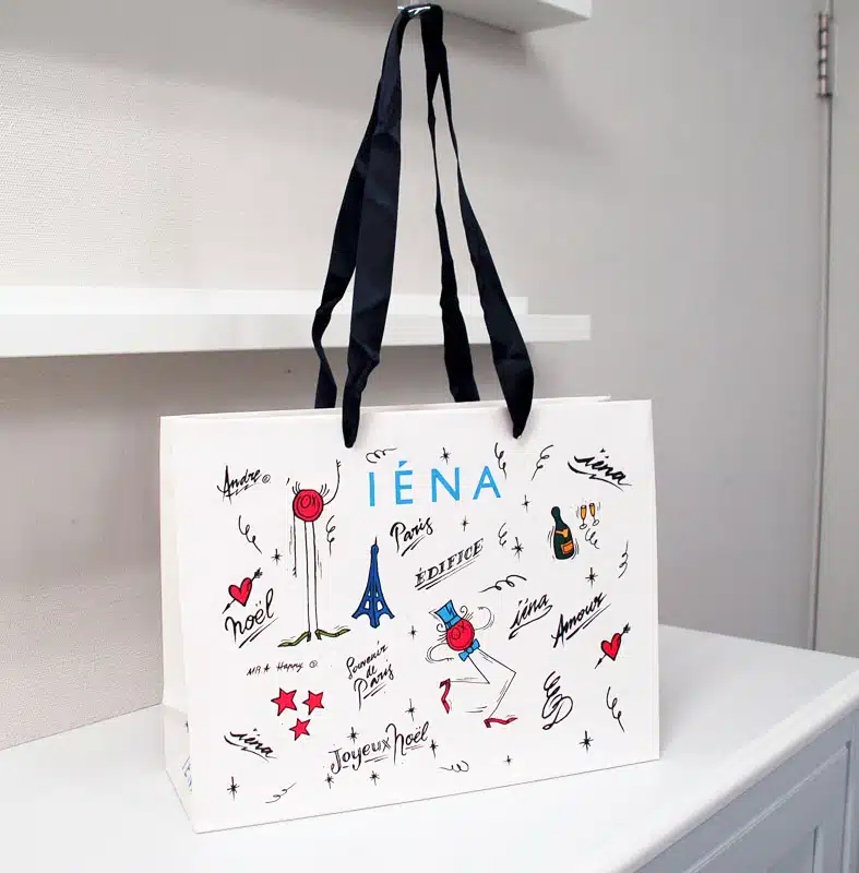 イラストがかわいいショップ袋