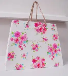 台形のかわいいショップ袋