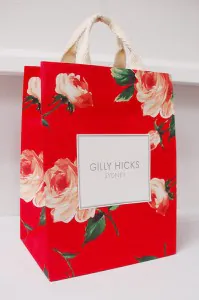 流行の花柄が美しい紙袋 | オリジナル紙袋（ショッパー）のデザイン