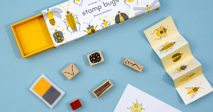 組み合わせ無限大！な昆虫のスタンプセット「stamp bugs」のイメージ