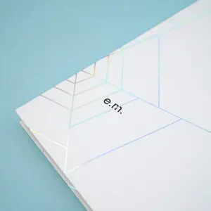 全面に入ったレインボー箔