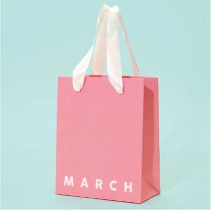 サンプル紙袋「MARCH」のご紹介！