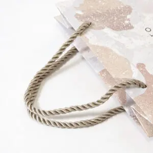 シャンパンゴールドのロープな持ち手