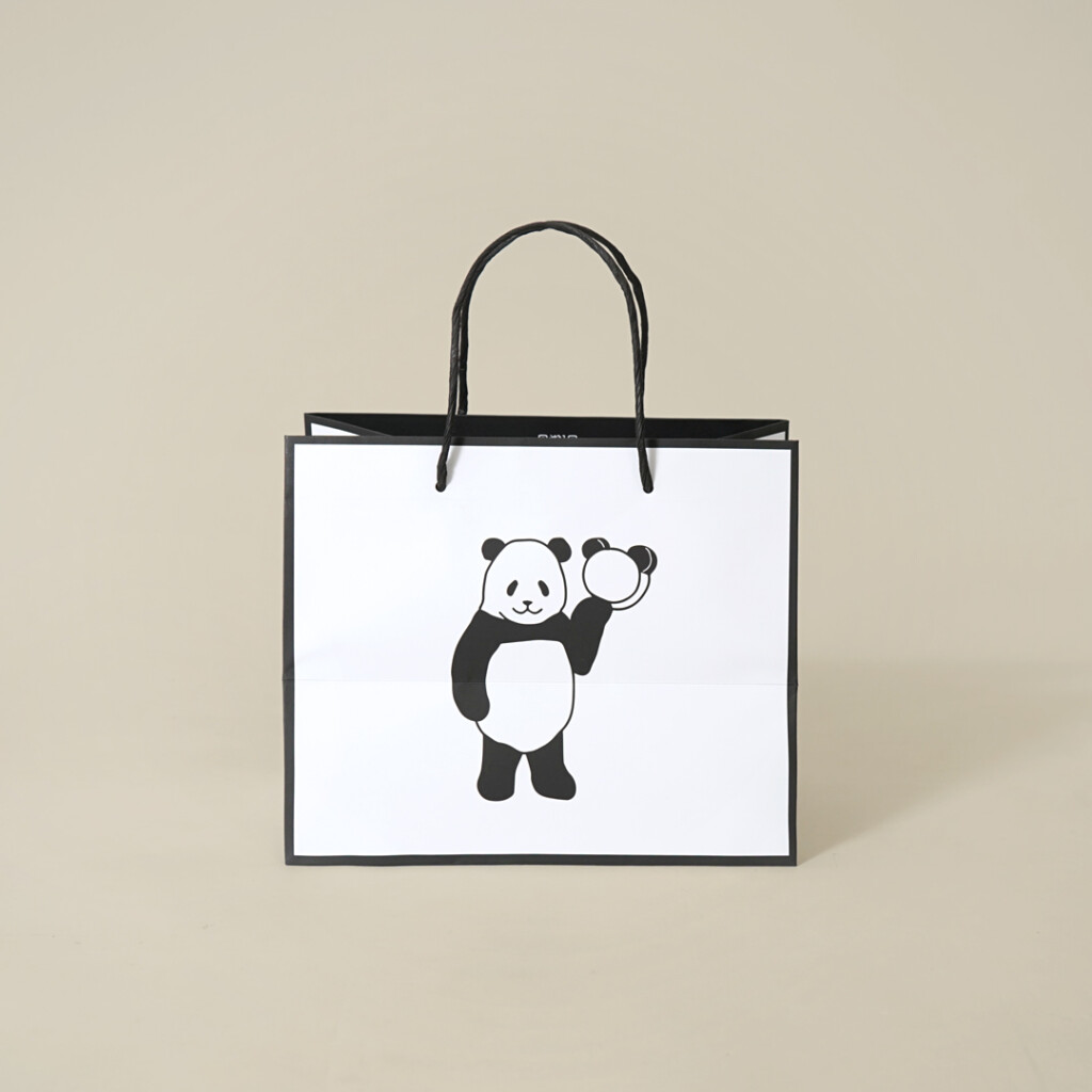 パンダのイラストがキュートな紙袋3