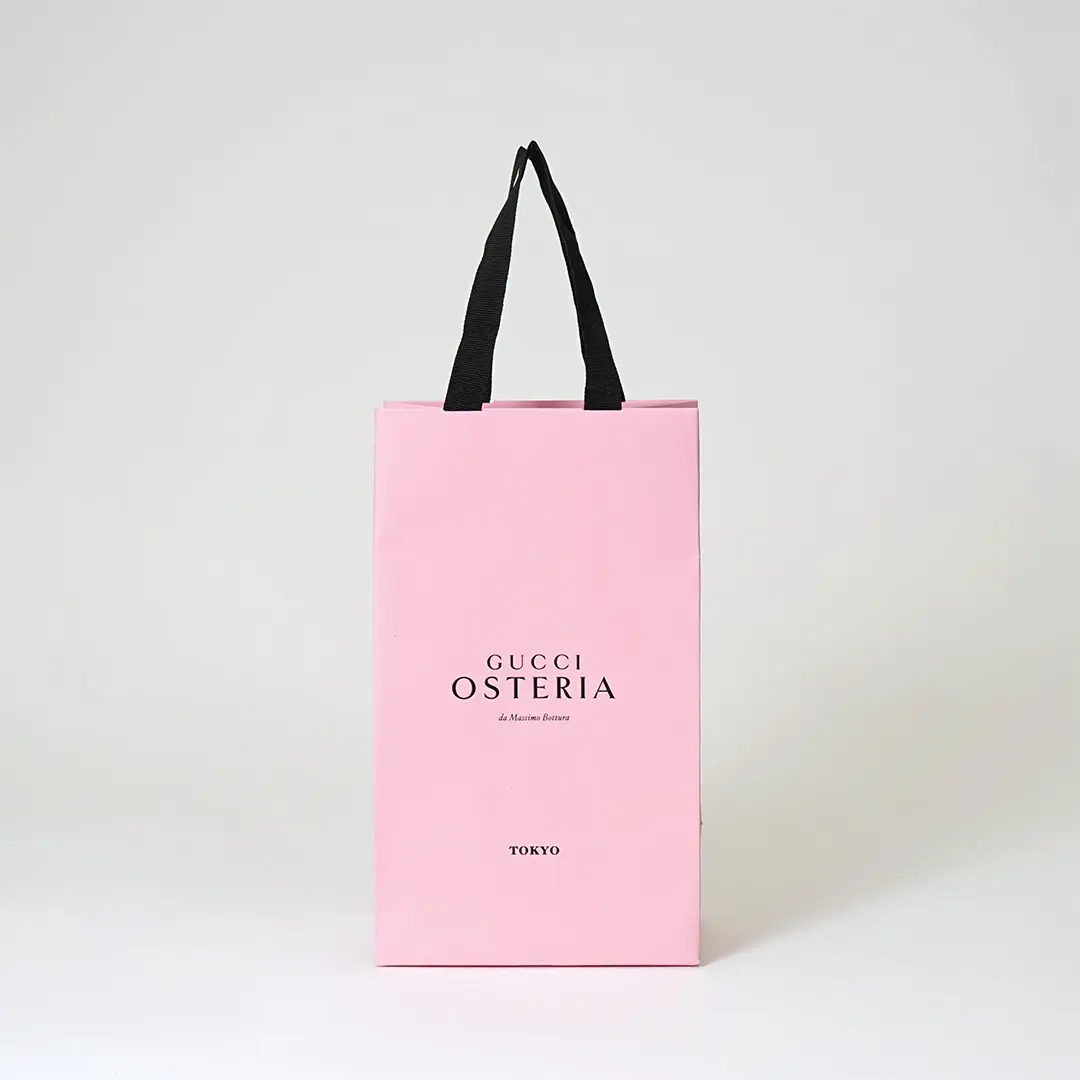 ハイブランドが手がけるイタリアンレストランの紙袋 | オリジナル紙袋