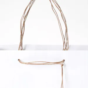 和洋菓子専門店が手がける、極細紙製ハンドルが上品なオリジナル紙袋