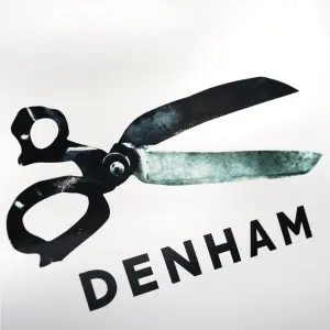 UV加工で立体感をプラス。大きなハサミのロゴが目を惹くプレミアムデニムブランドのオリジナル紙袋