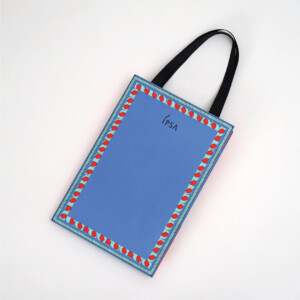 スタイリッシュなブルーのオリジナル紙袋